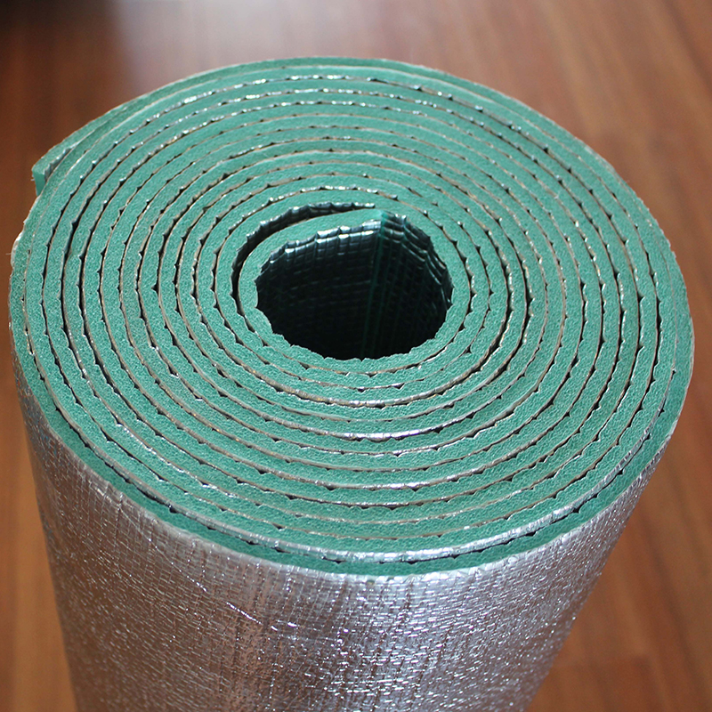 Raw Rolls Al+Woven+XPE+Woven+Al Foil Film For Heat Insulation AND Quakeproof In Packaging - PAIDU