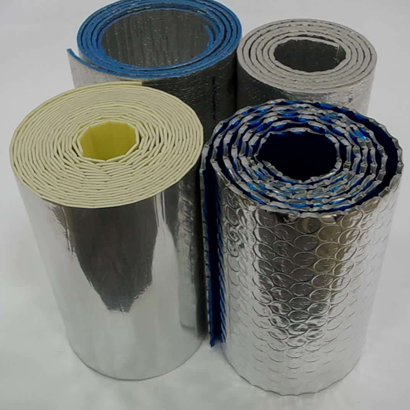 Raw Rolls Al+Woven+XPE+Woven+Al Foil Film For Heat Insulation AND Quakeproof In Packaging - PAIDU